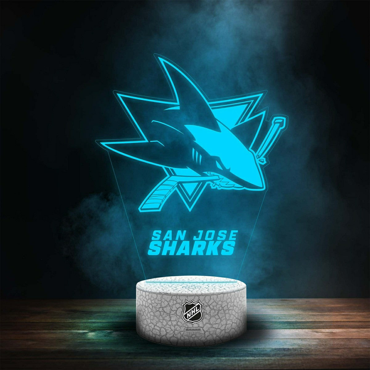 San Jose Sharks NHL Team Logo LED Sign Classic