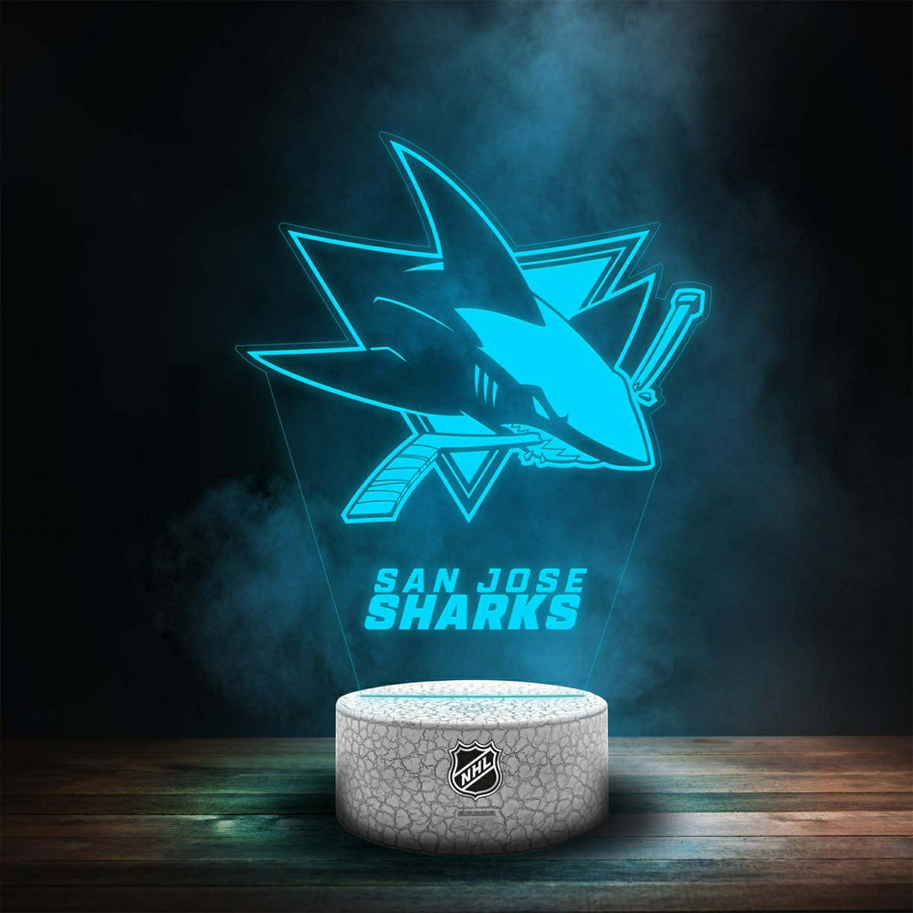 San Jose Sharks NHL Team Logo LED Sign Classic