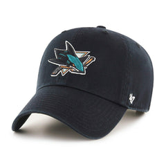 San Jose Sharks '47 Clean Up Adjustable NHL Cap Black Taass US