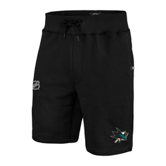 San Jose Sharks Team Logo '47 Helix NHL Shorts Black Classic