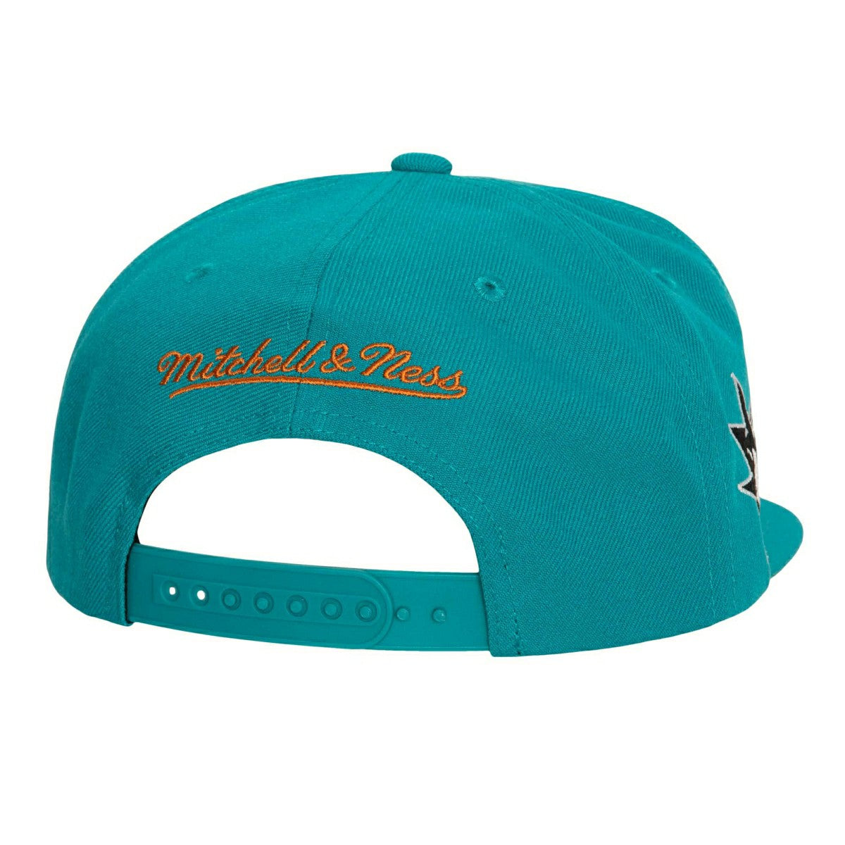 San Jose Sharks Flip Mitchell & Ness Snapback NHL Cap Teal Classic