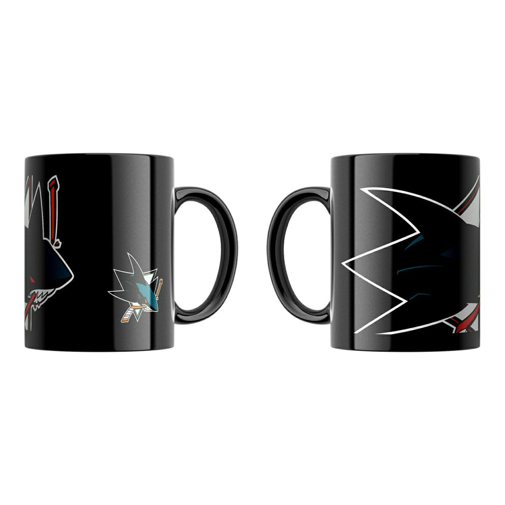San Jose Sharks Oversized Logo NHL Mug (330 ml) Lifestyle