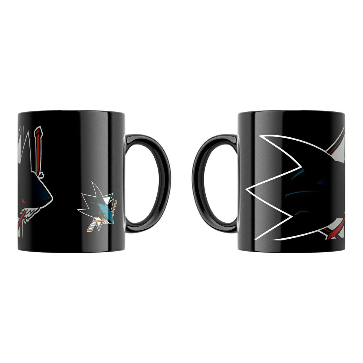 San Jose Sharks Oversized Logo NHL Mug (330 ml) Lifestyle