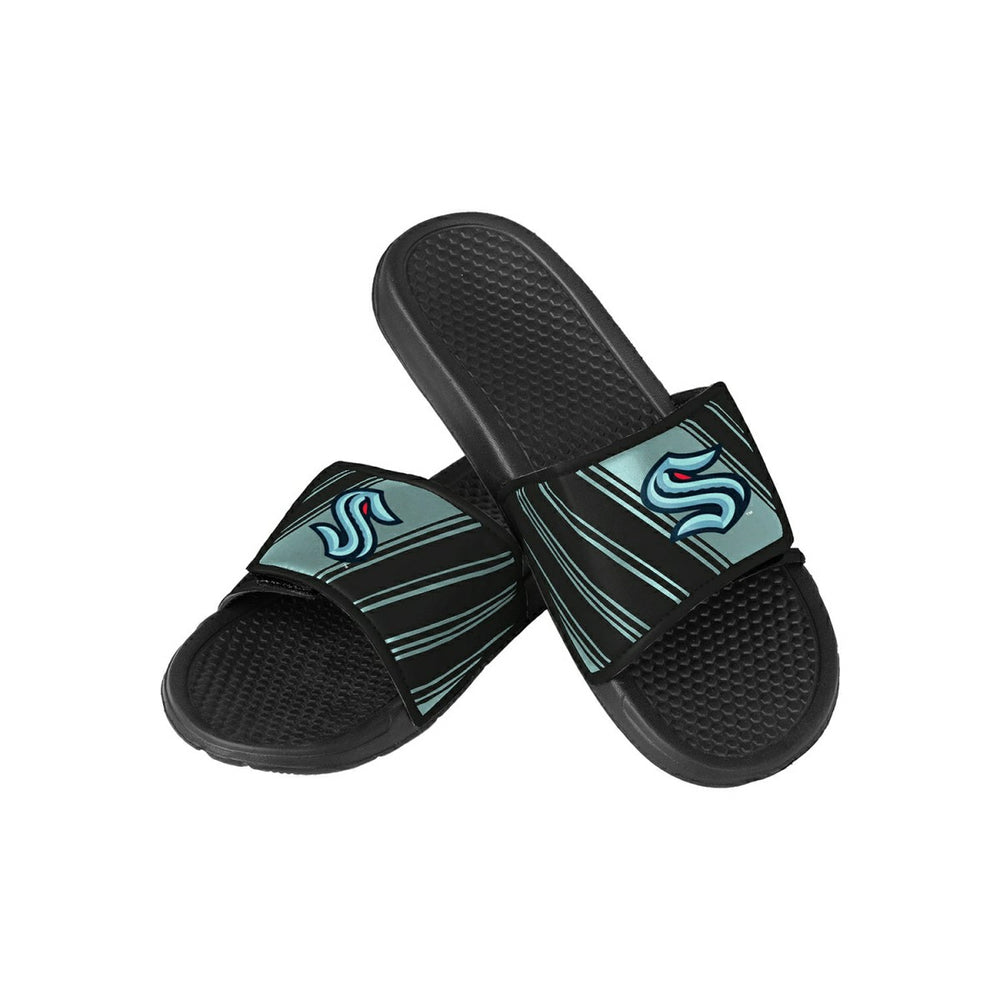Seattle Kraken Legacy Velcro NHL Sport Slides Taass for sale