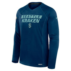 Seattle Kraken 2024/25 Authentic Pro Rink Tech NHL Long Sleeve Navy Taass sale