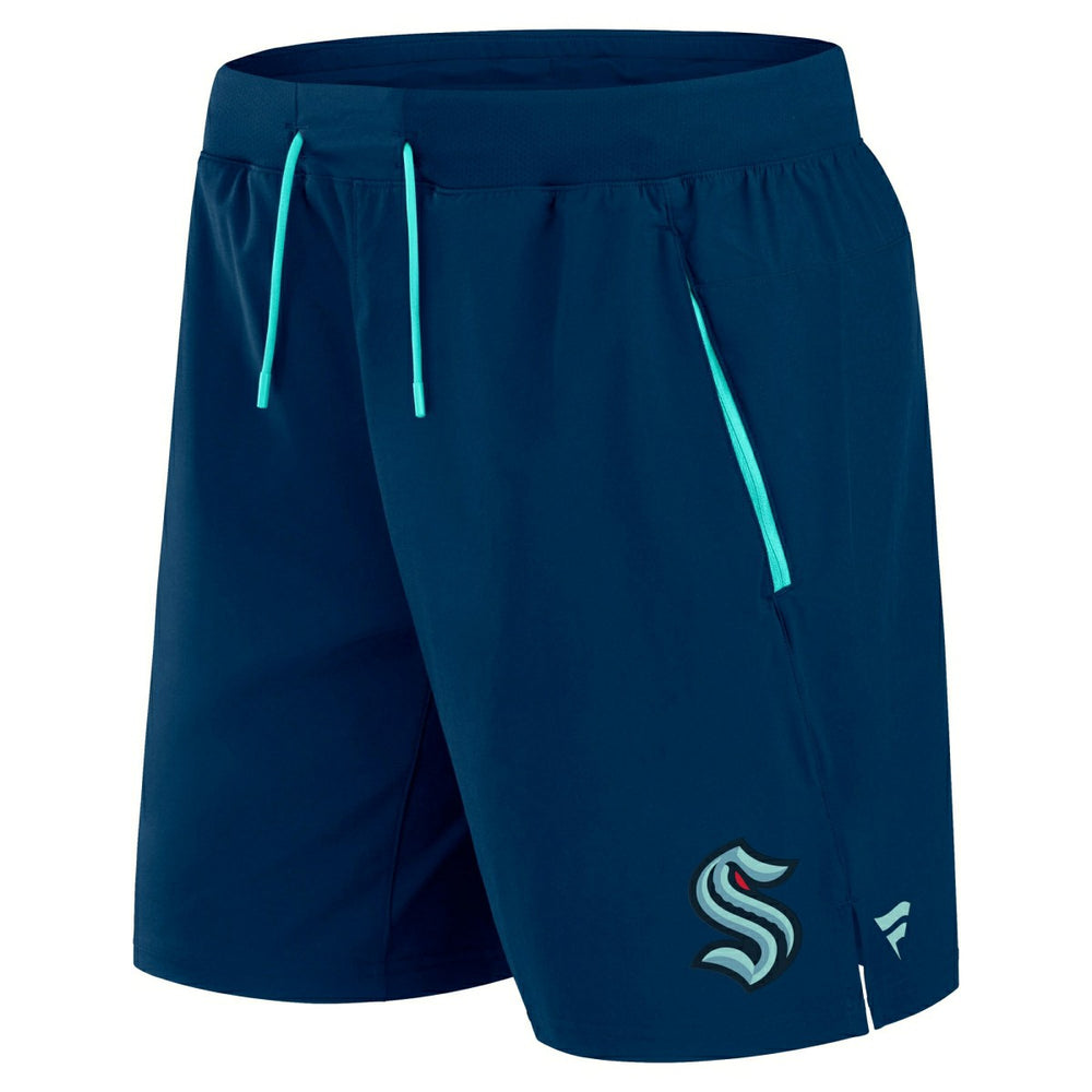 Seattle Kraken 2024/25 Authentic Pro Locker Room NHL Shorts Navy Taass for sale
