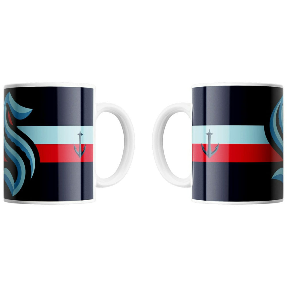 Seattle Kraken Triple Logo NHL Jumbo Mug (450 ml) Fashion