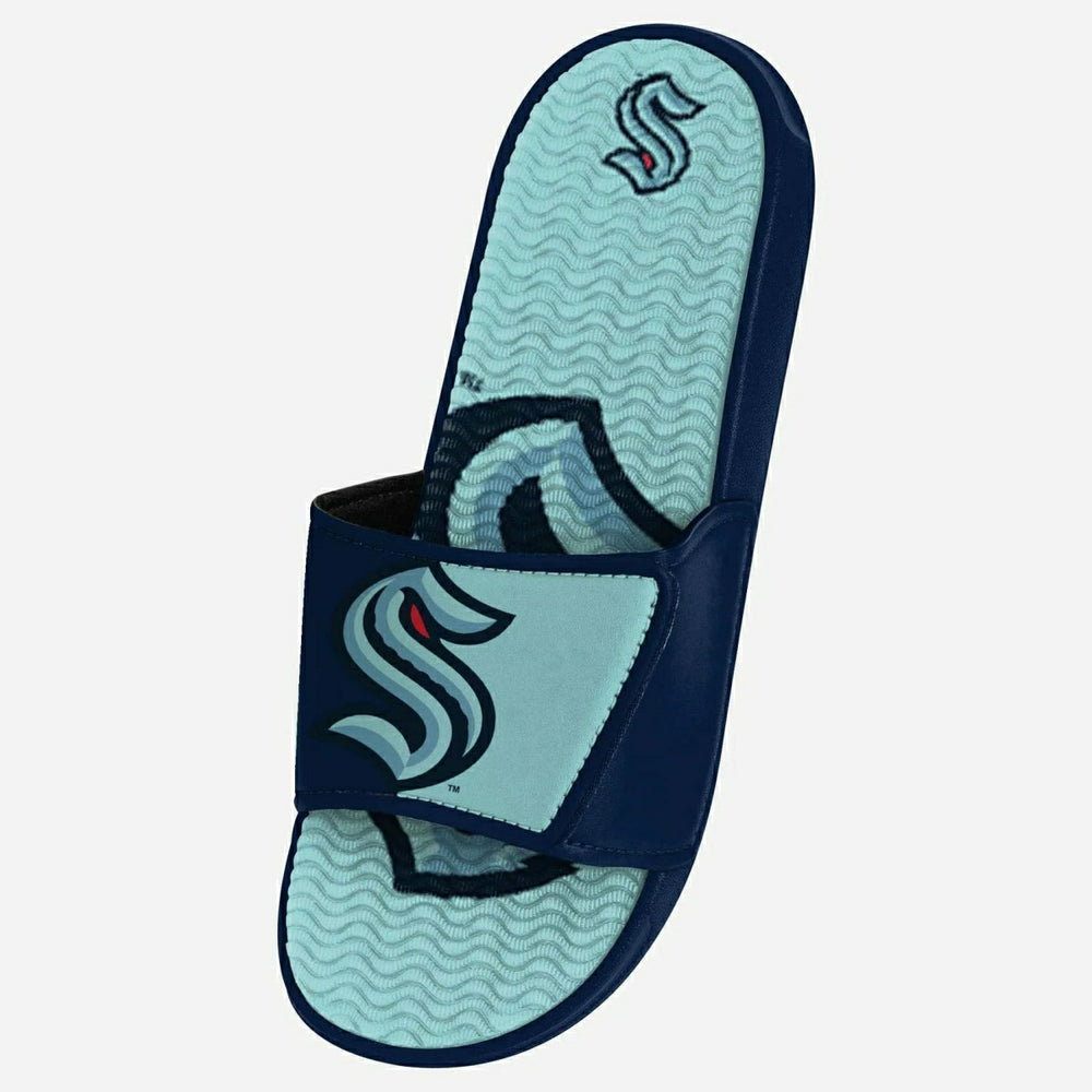 Seattle Kraken Big Logo NHL Gel Slides Classic