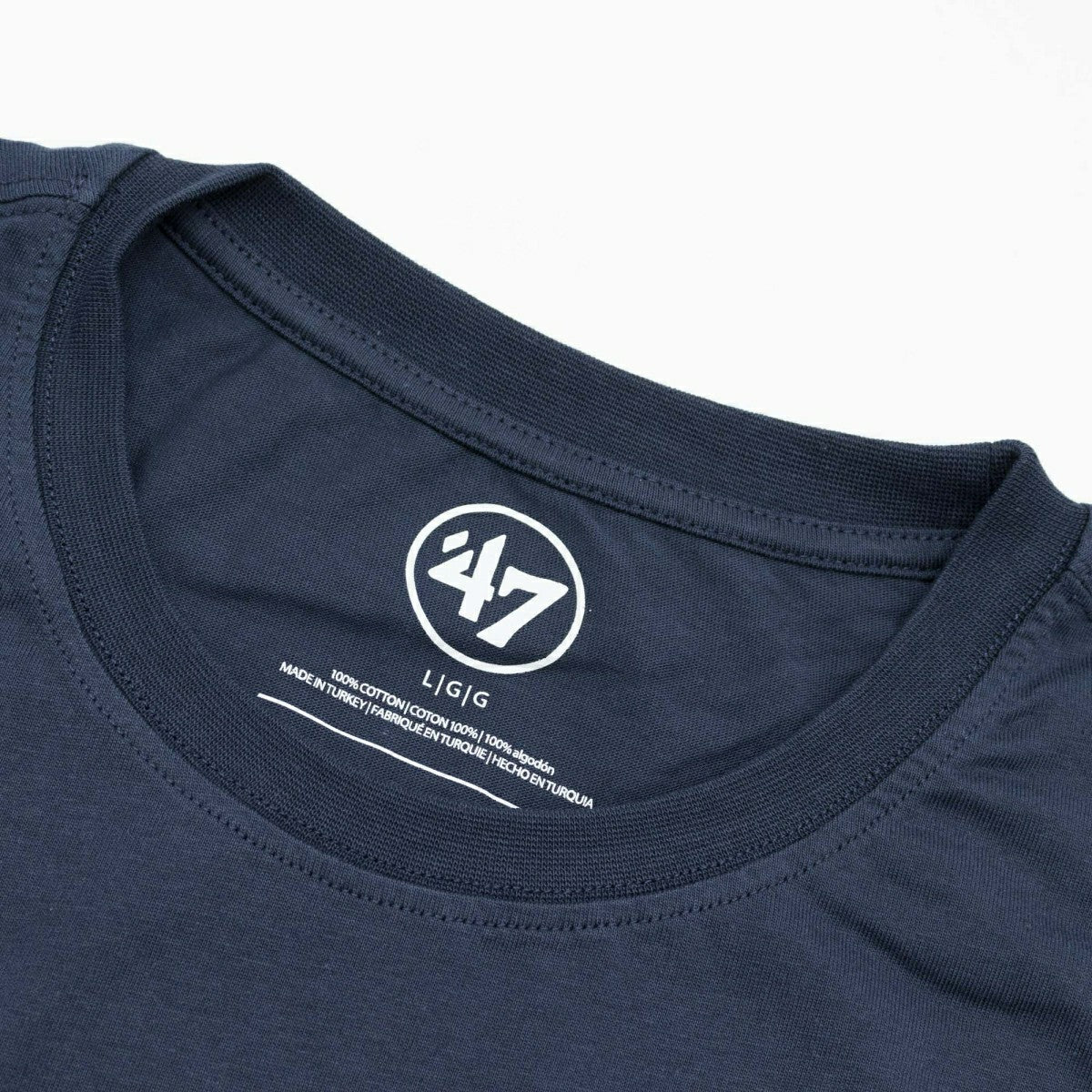 Seattle Kraken Team Logo '47 Echo NHL T-Shirt Navy Taass sale