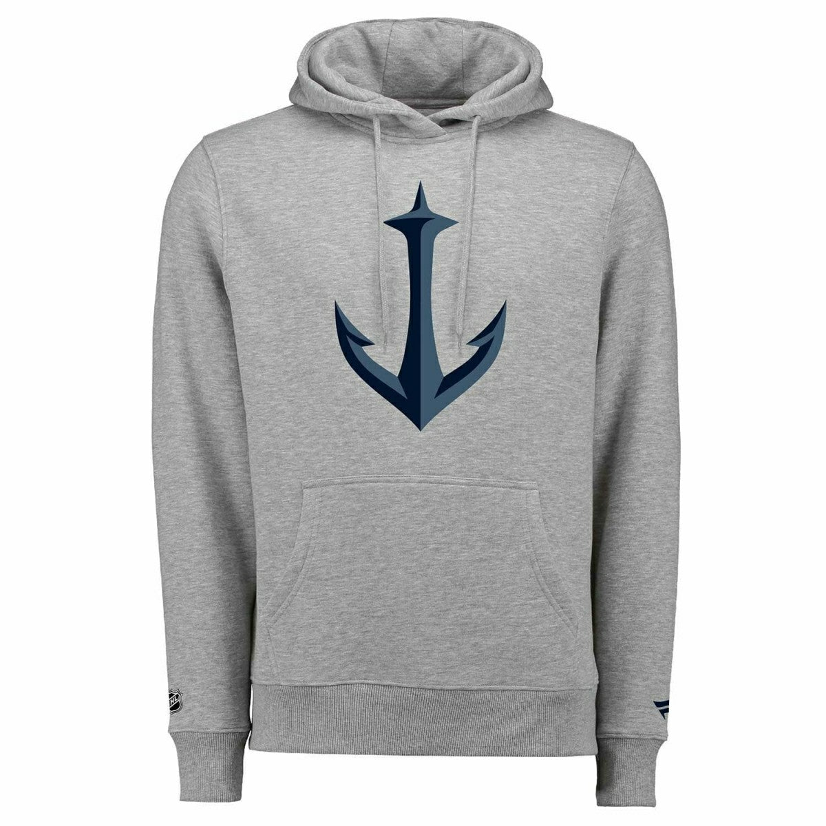 Seattle Kraken Alternate Logo Fanatics NHL Hoodie Grey Lifestyle
