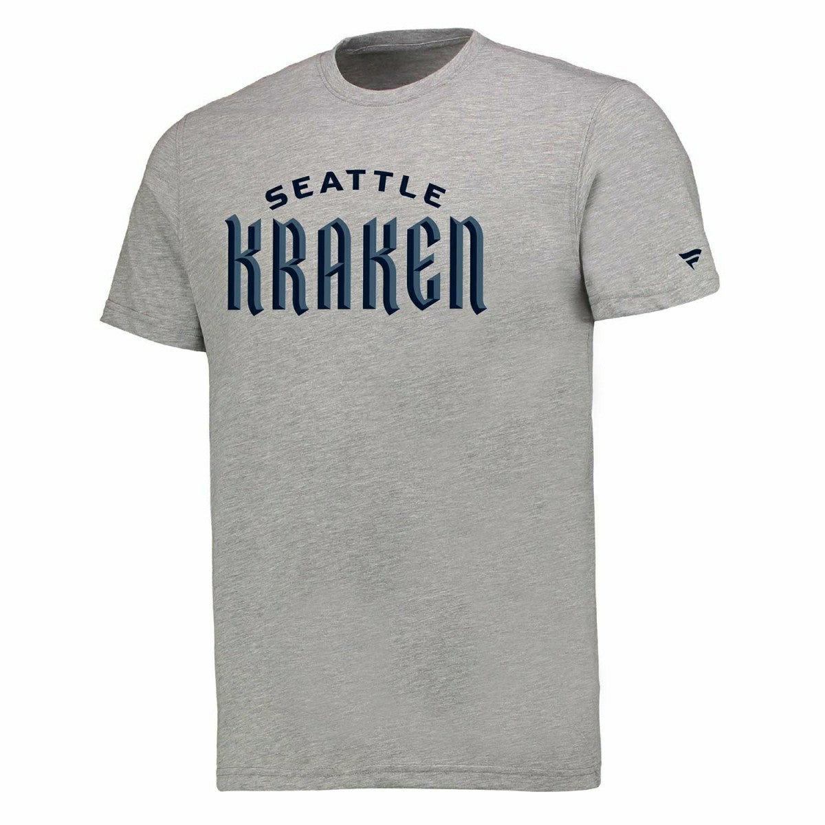 Seattle Kraken Wordmark  Fanatics NHL T-Shirt Grey Taass sale
