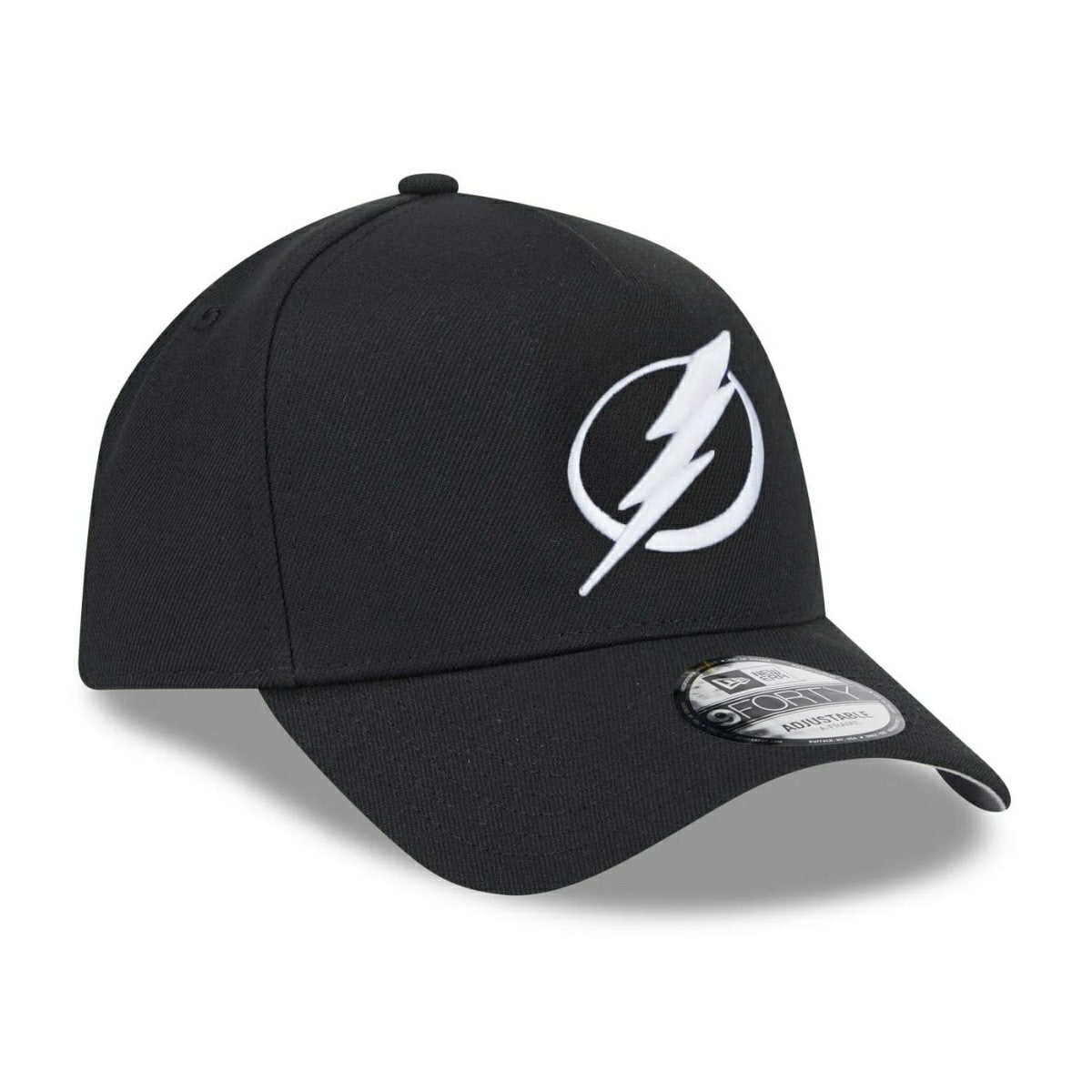 Tampa Bay Lightning New Era 9FORTY A-Frame Trucker NHL Cap Black Taass for sale