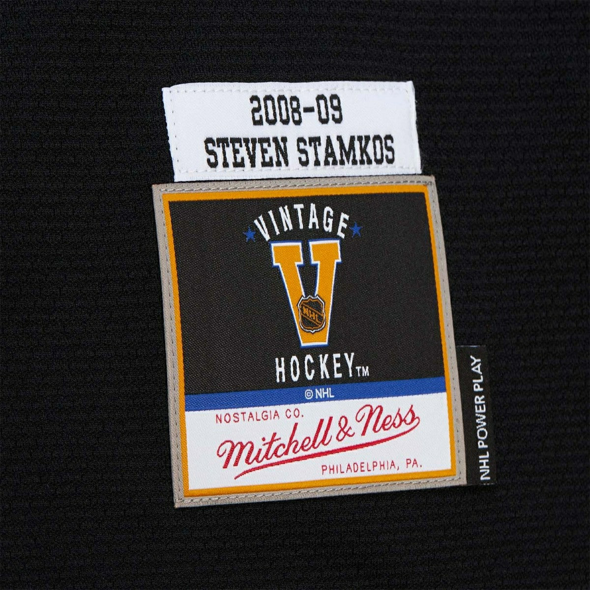 Steven Stamkos #91 Tampa Bay Lightning 2008-09 Premium Power Play NHL Jersey Black Fashion