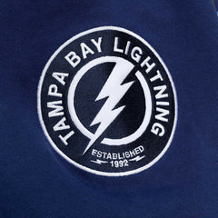 Tampa Bay Lightning All Over Mitchell & Ness NHL Crew Fleece Pullover Fashion