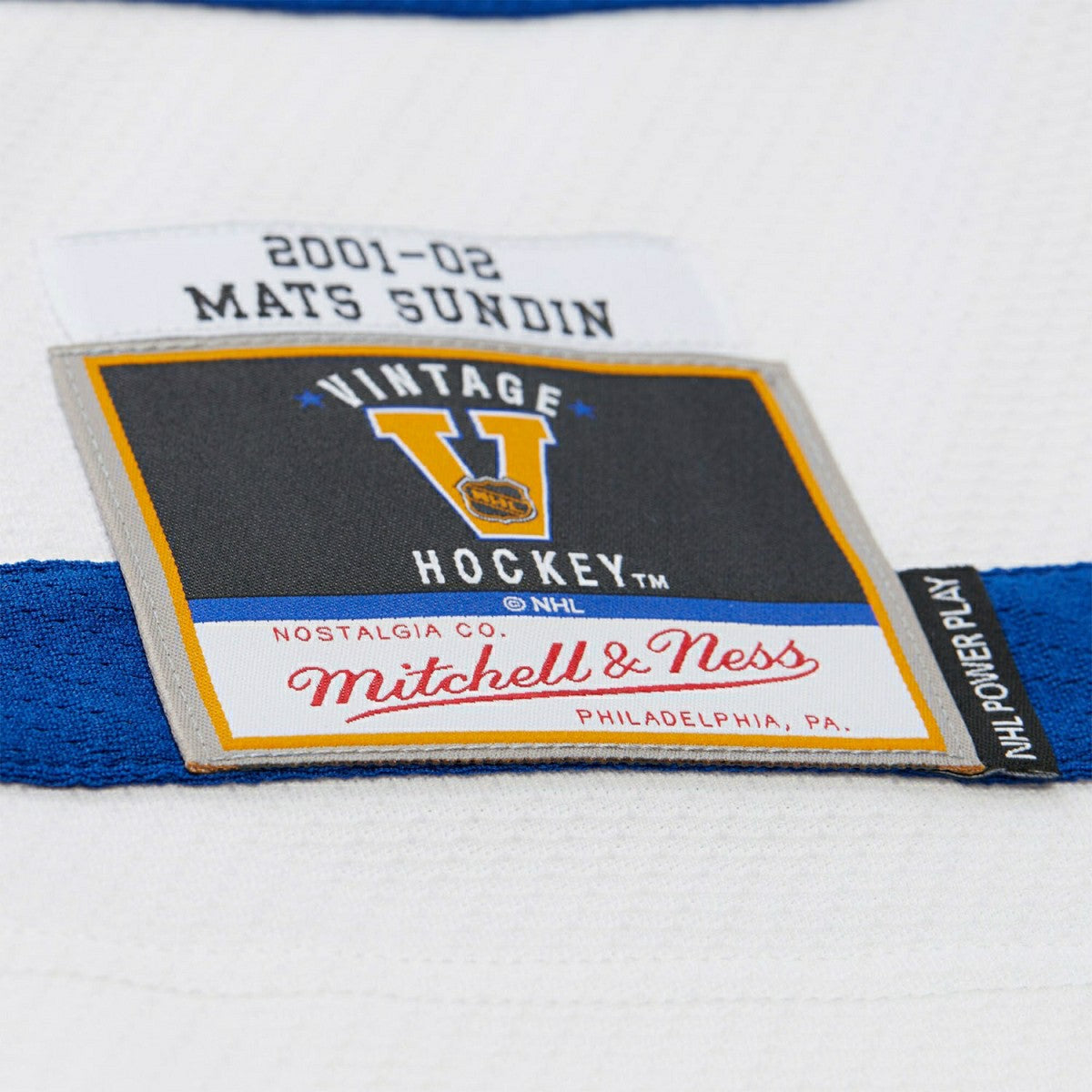 Mats Sundin #13 Toronto Maple Leafs 2001-02 Premium Power Play NHL Jersey White Lifestyle