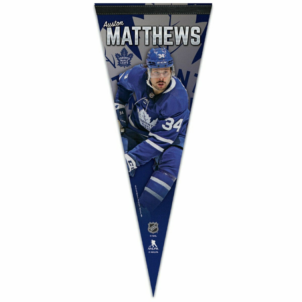 Auston Matthews Toronto Maple Leafs WinCraft Premium NHL Pennant Taass for sale