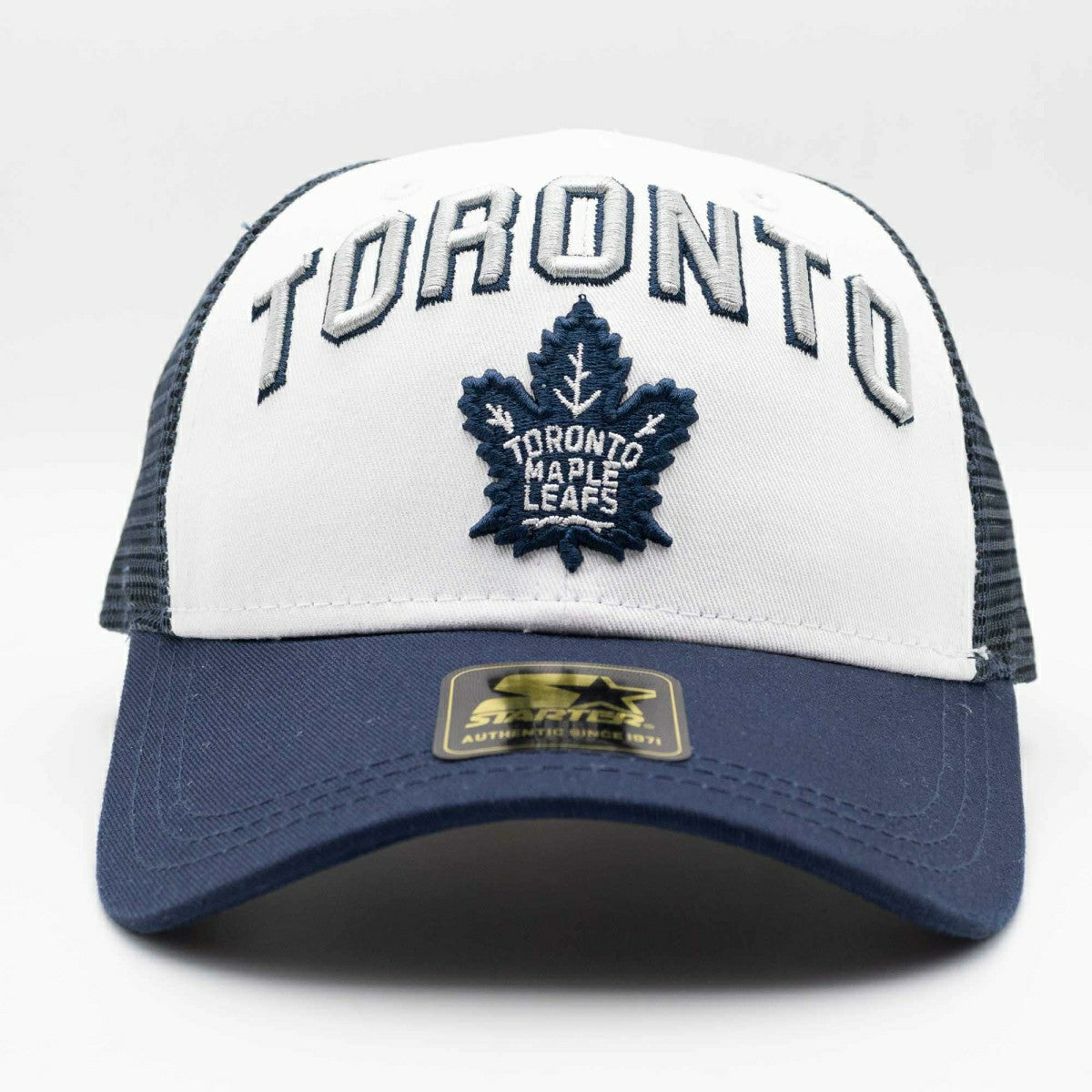 Toronto Maple Leafs Starter Penalty NHL Trucker Cap Navy Classic