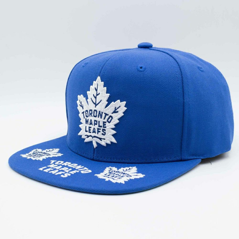 Toronto Maple Leafs Hat Trick Mitchell & Ness Snapback NHL Cap Blue Taass US