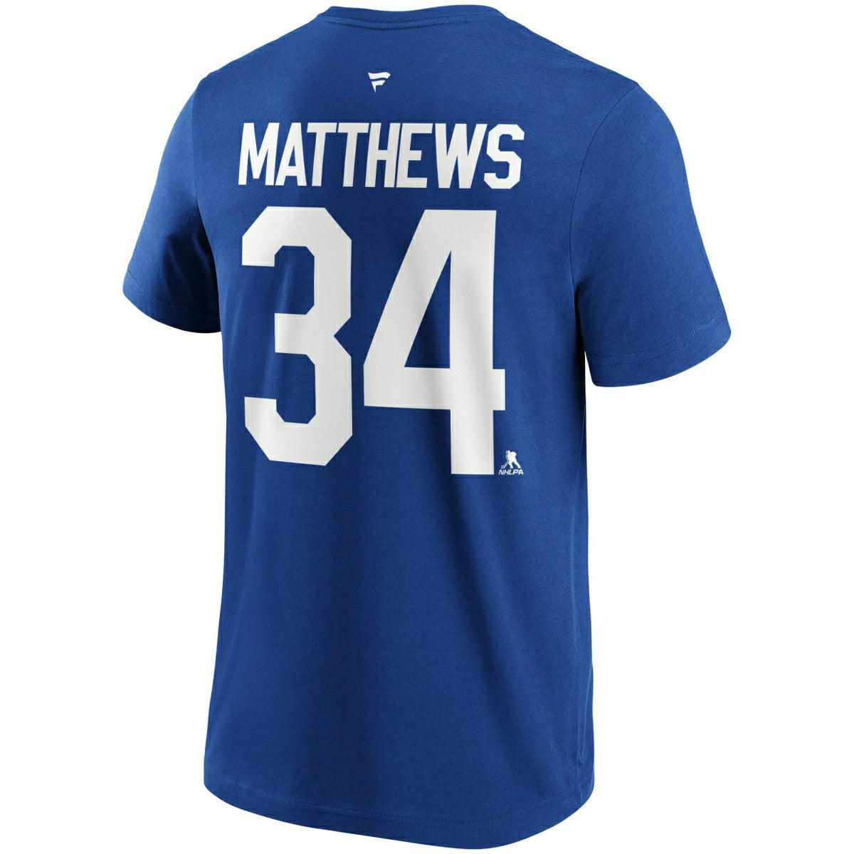 Auston Matthews #34 Toronto Maple Leafs Iconic Player NHL T-Shirt Blue Fashion