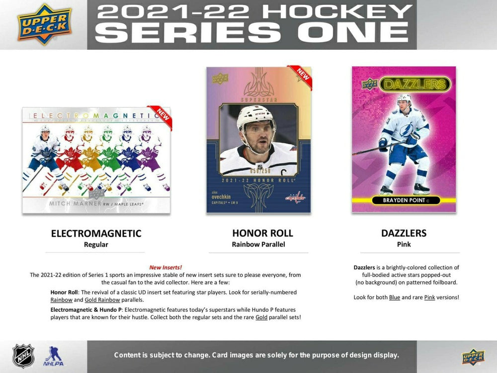 2021/22 Upper Deck Series 1 Hockey Hobby Box NHL Taass sale