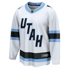Utah Mammoth Breakaway NHL Jersey Road White Classic