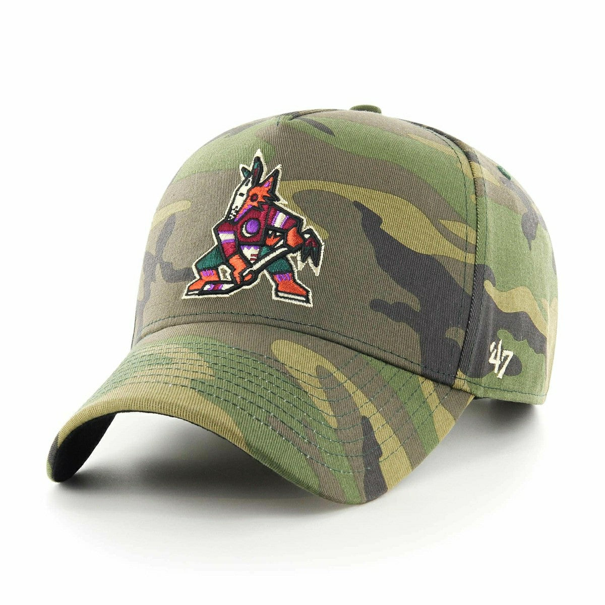 Arizona Coyotes Camo Grove '47 MVP DT Snapback NHL Cap Taass sale