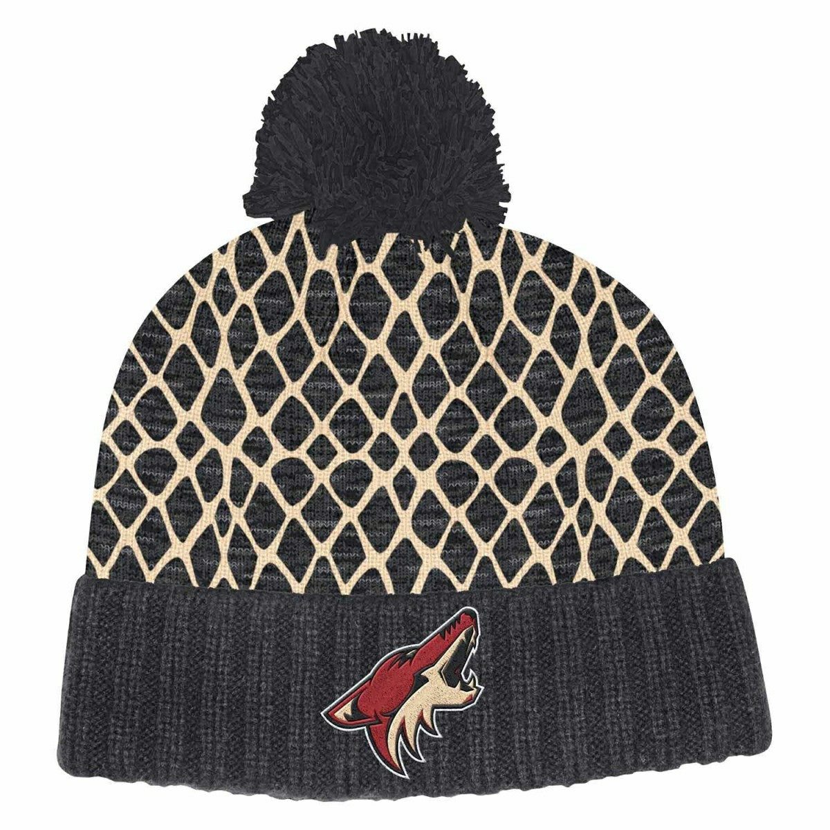 Arizona Coyotes 2019/20 Goal Net NHL Knit Hat /w Pom Taass US