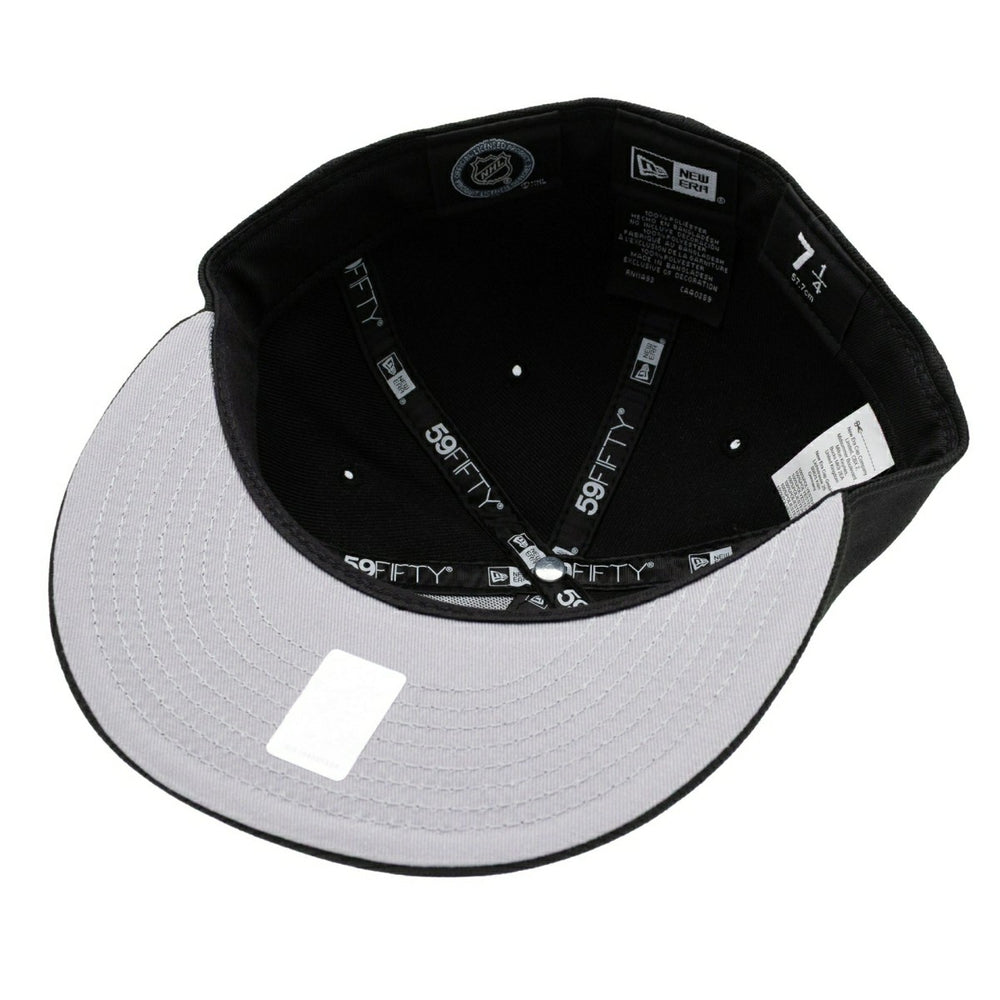 Vancouver Canucks Flying Skate Logo 59FIFTY Fitted NHL Cap Black Taass sale