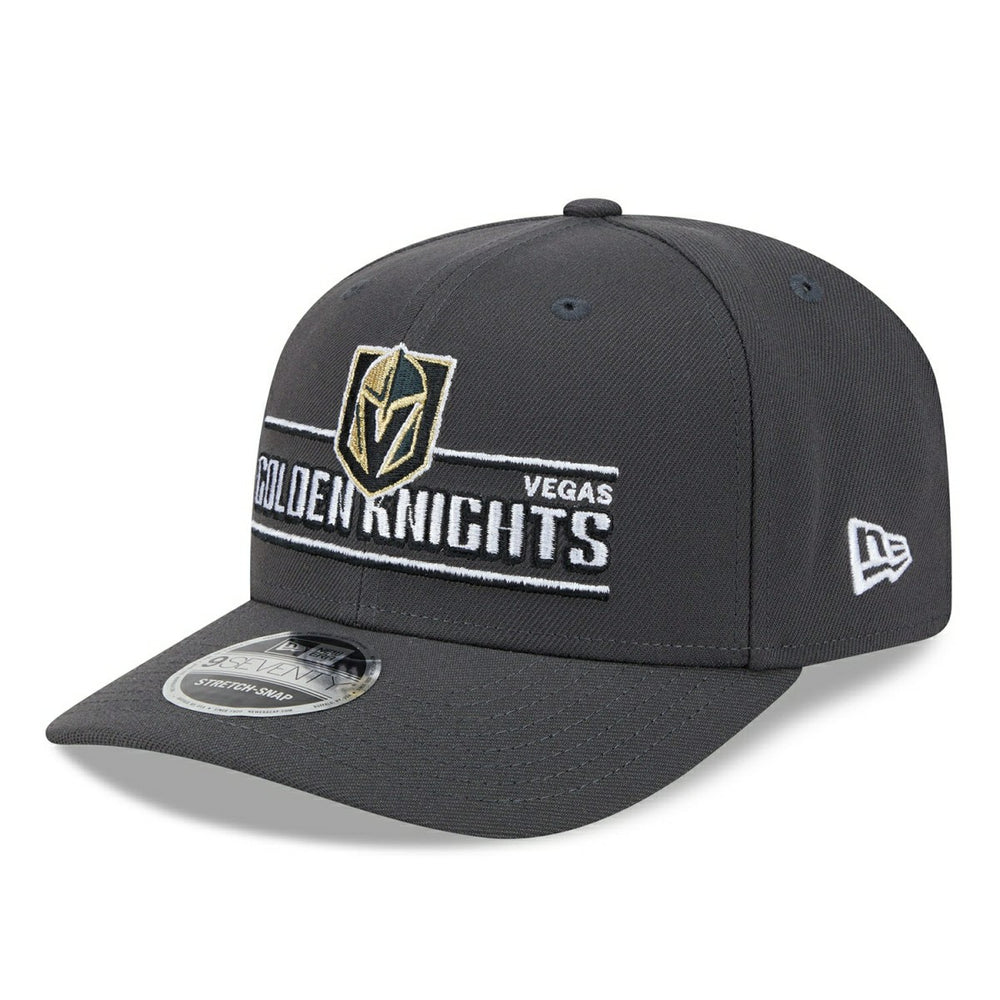 Vegas Golden Knights NHL Stated 9SEVENTY Stretch-Snap Cap Charcoal Lifestyle