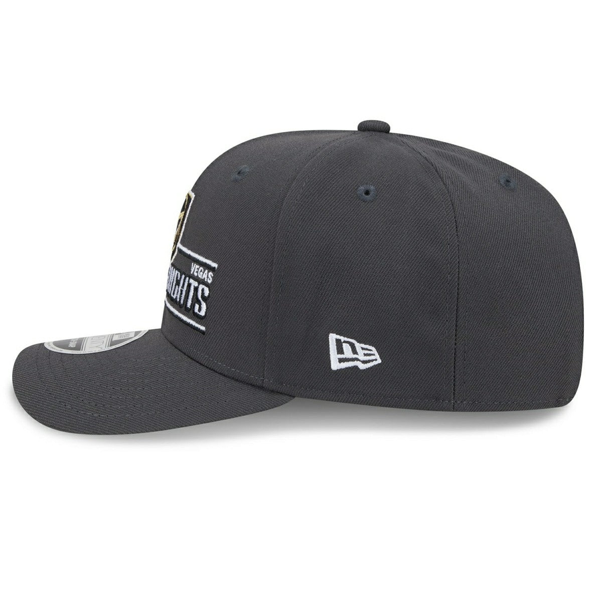 Vegas Golden Knights NHL Stated 9SEVENTY Stretch-Snap Cap Charcoal Lifestyle