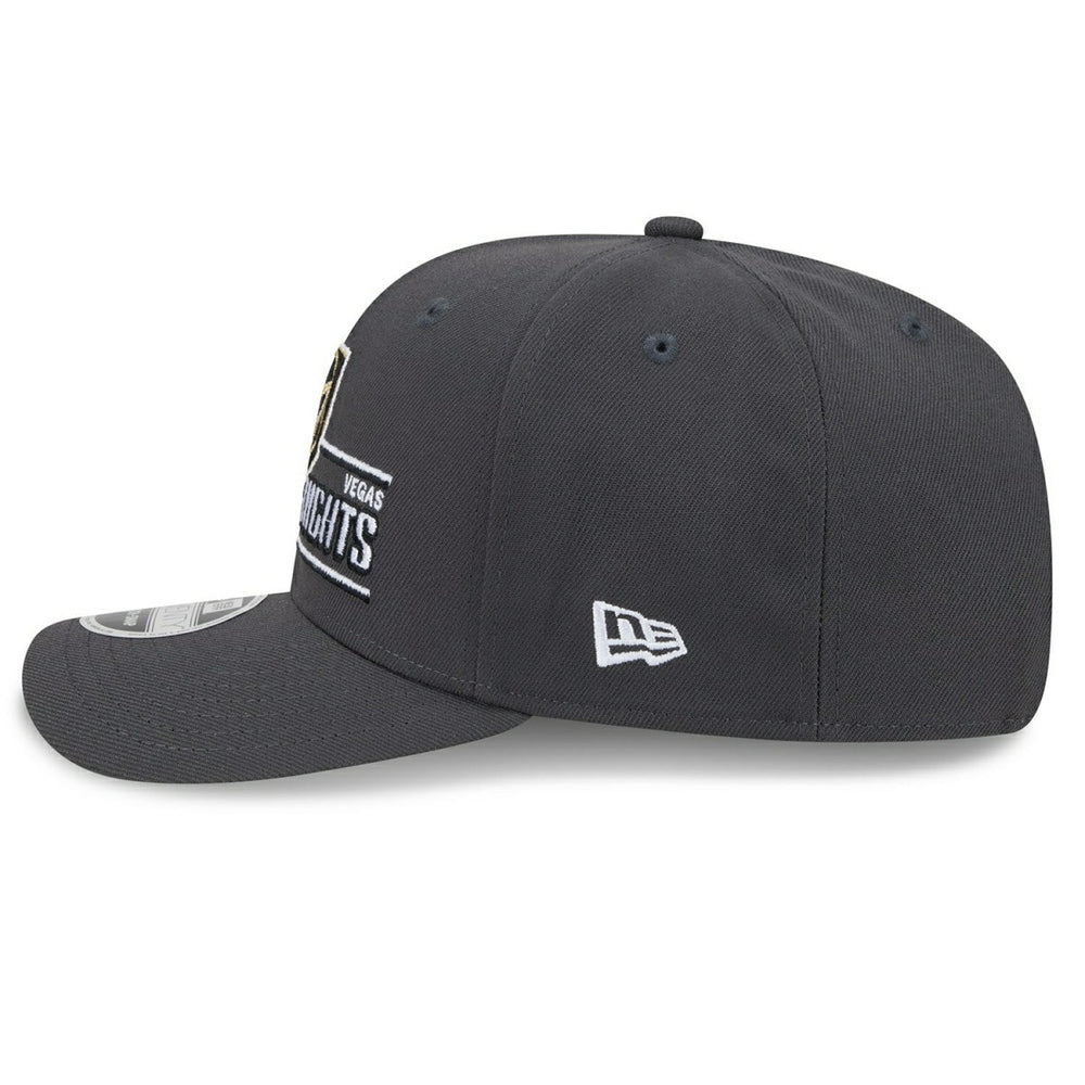 Vegas Golden Knights NHL Stated 9SEVENTY Stretch-Snap Cap Charcoal Lifestyle
