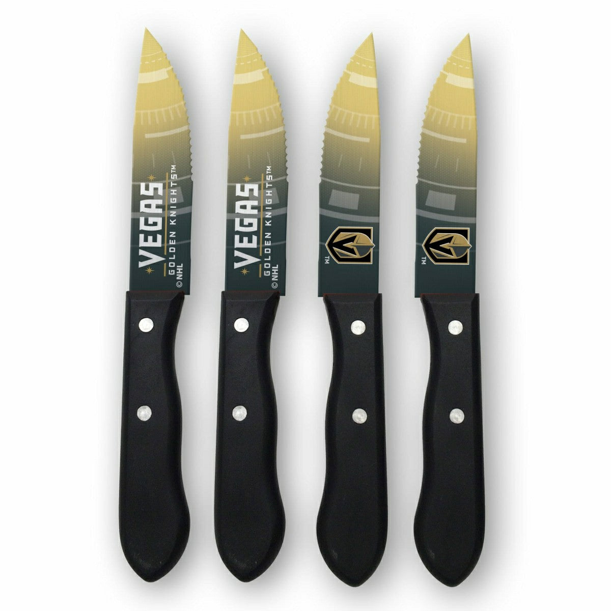 Vegas Golden Knights NHL Steak Knife Set (4-Piece) Lifestyle