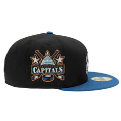Washington Capitals Vintage Logo 59FIFTY Fitted NHL Cap Black/Blue Fashion