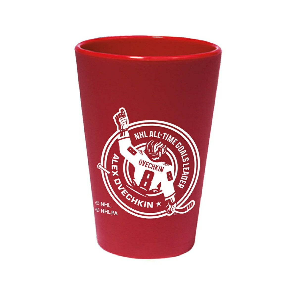 Alex Ovechkin 895 Goals Record NHL SiliPint Pint Glass Fashion
