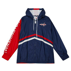 Washington Capitals Undeniable Mitchell & Ness NHL Windbreaker Jacket Taass sale