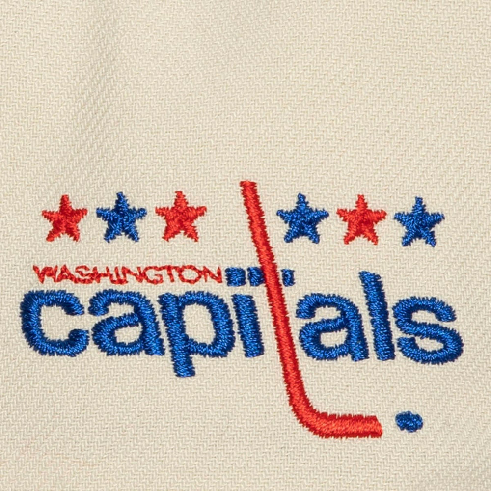 Washington Capitals Off-White Mitchell & Ness Snapback NHL Cap Classic