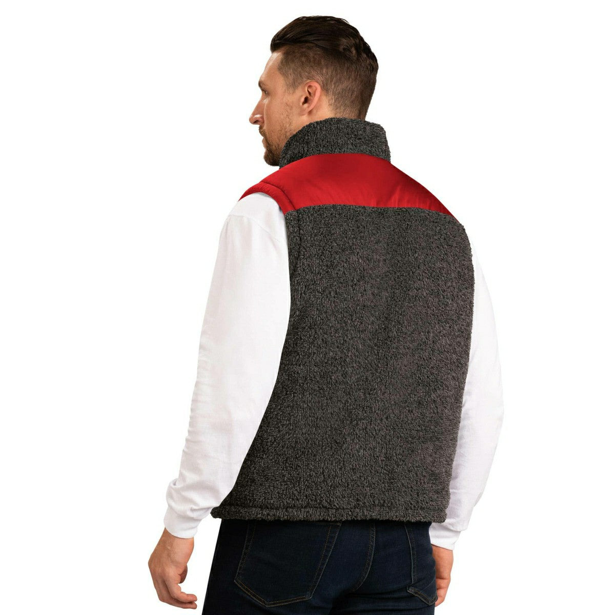Washington Capitals G-III NHL Reversible Sherpa Winter Vest Taass for sale