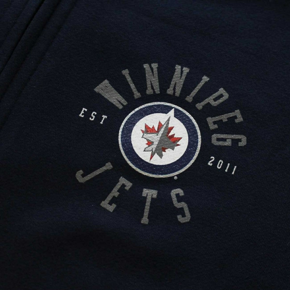 Winnipeg Jets Line Full-Zip NHL Hoodie Classic