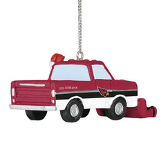 Arizona Cardinals NFL Snow Plow Truck Christmas Ornament Lifestyle
