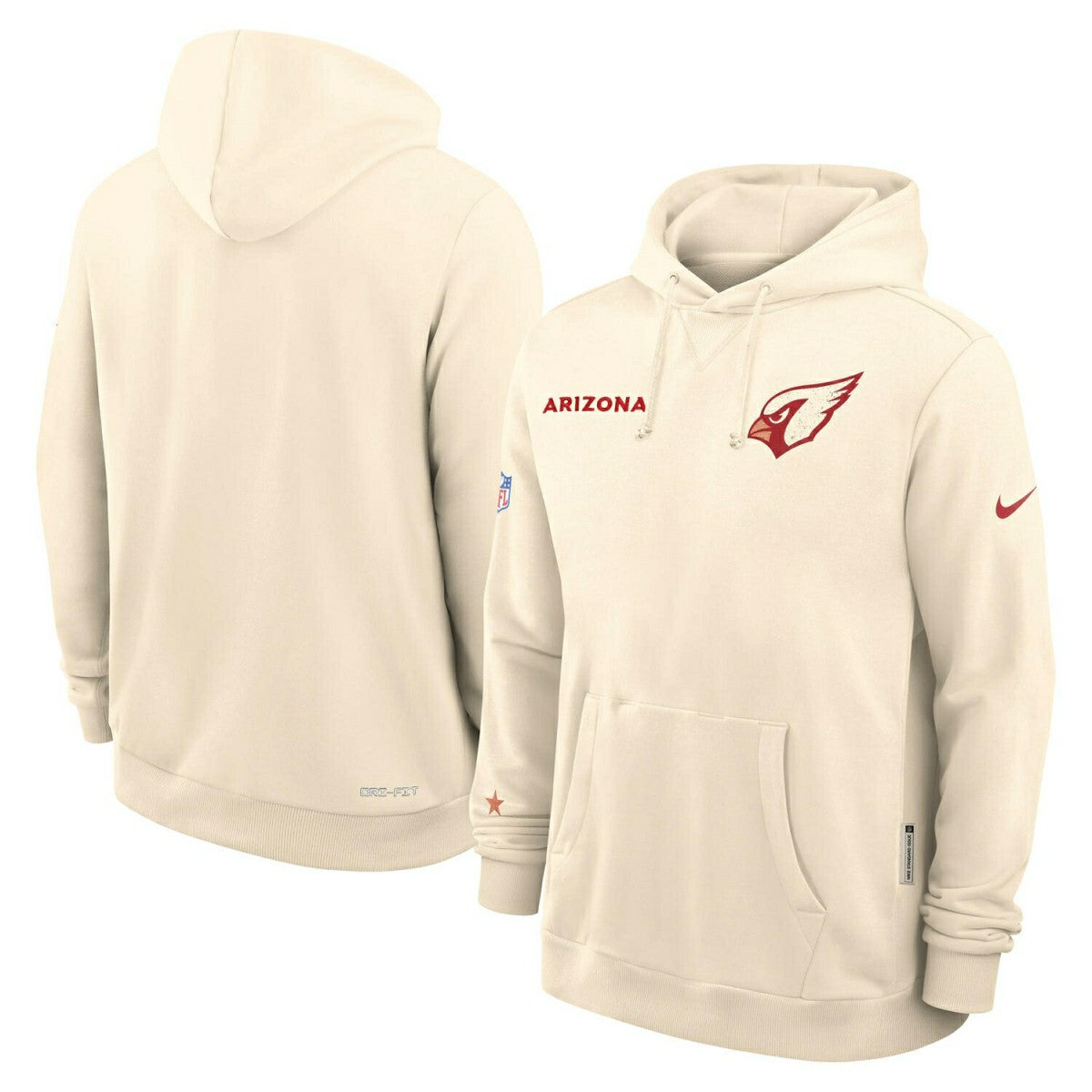 Arizona Cardinals 2025 Rivalries Sideline Standard Issue Hoodie Natural Classic