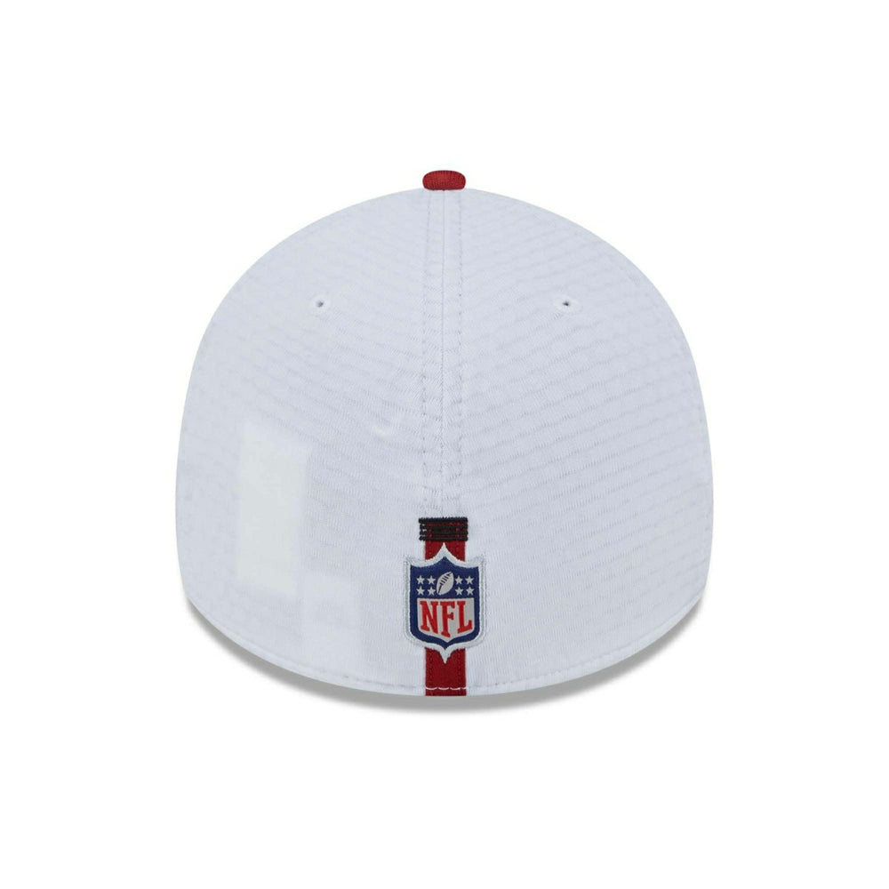 Arizona Cardinals 2024 NFL Training Camp New Era 39THIRTY Flex Cap White Lifestyle