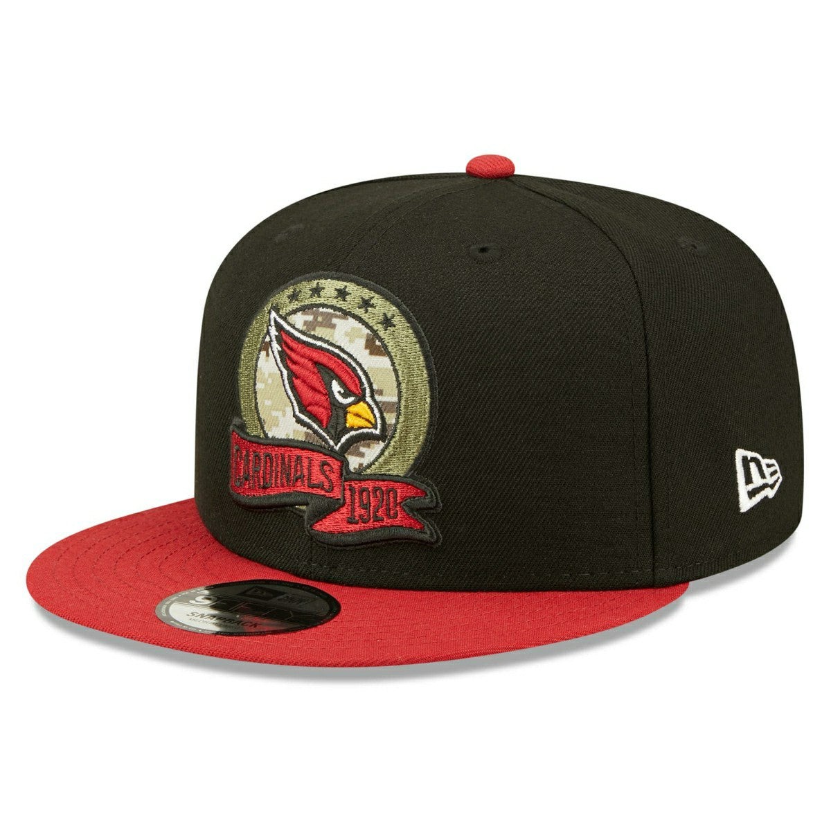Arizona Cardinals 2022 NFL On-Field Salute to Service New Era 9FIFTY Snapback Cap Taass US