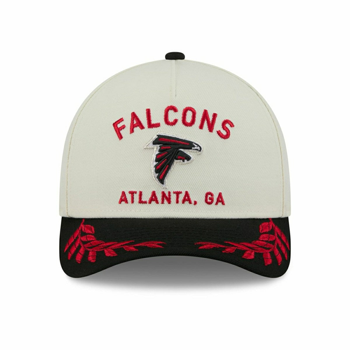 Atlanta Falcons 2025 NFL Draft 9FORTY M-Crown A-Frame Snapback Cap Cream Classic
