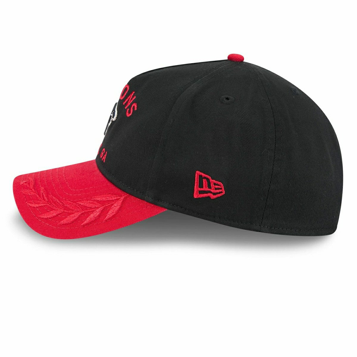 Atlanta Falcons 2025 NFL Draft 9TWENTY A-Frame Adjustable Cap Black Lifestyle
