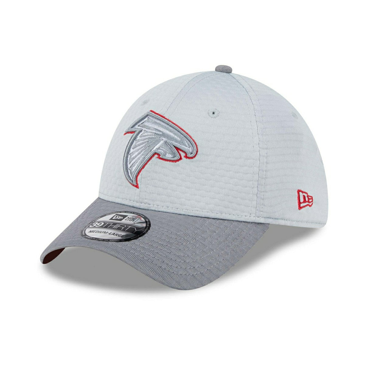 Atlanta Falcons 2024 NFL Training Camp New Era 39THIRTY Flex Cap Gray Taass sale