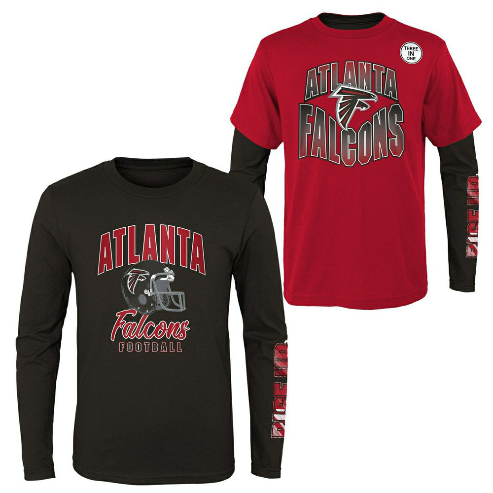 Atlanta Falcons Game Day 3-in-1 Combo NFL Shirt (YOUTH) Taass US