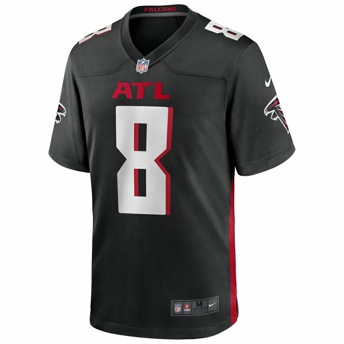 Kyle Pitts #8 Atlanta Falcons Nike Game NFL Football Jersey Black Taass for sale