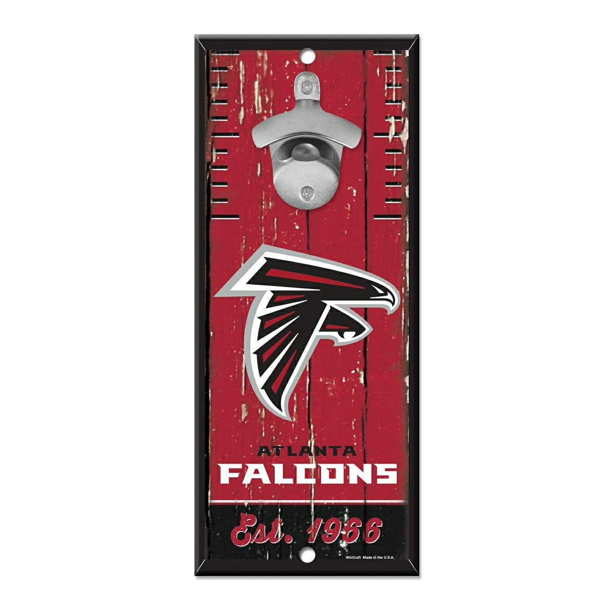Atlanta Falcons NFL Bottle Opener Sign Taass for sale