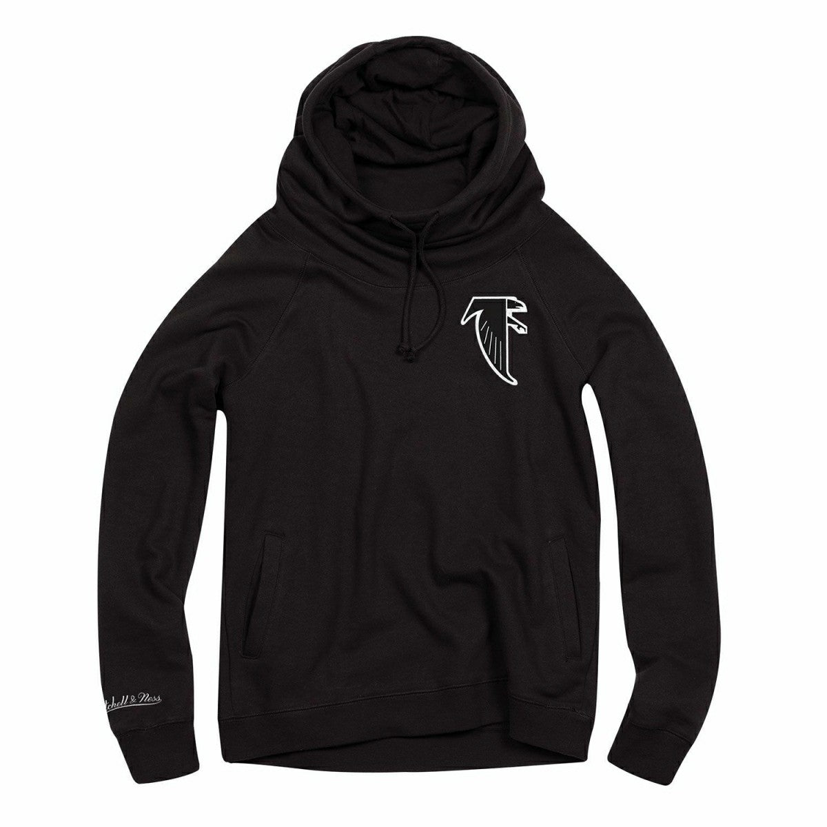 Atlanta Falcons Funnel Neck Pullover NFL Hoodie (WOMEN'S) Classic