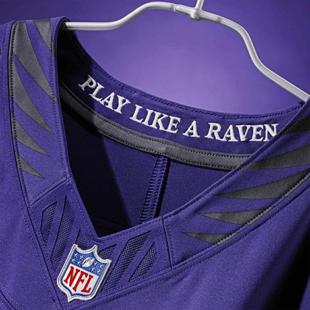 Lamar Jackson #8 Baltimore Ravens Sewn Down Limited NFL Jersey Purple Fashion